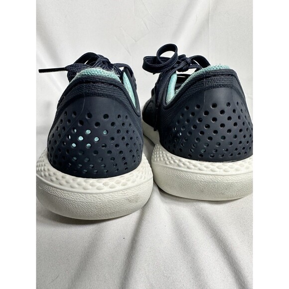 CROCS Lite Ride size 7 Navy Waterproof Lace Up Sneakers Shoes - Picture 4 of 7
